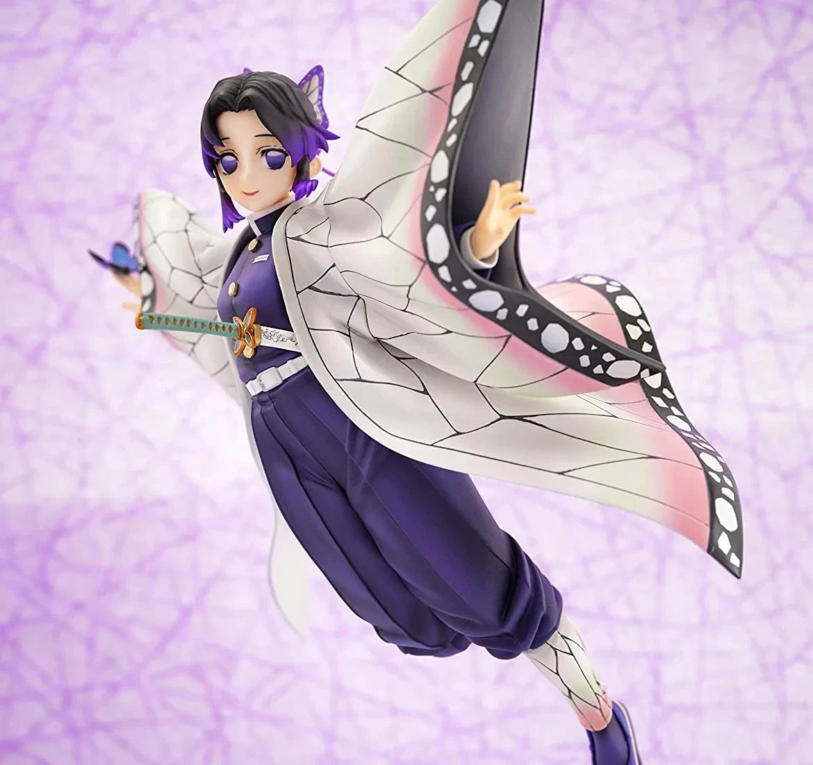 Shinobu Kocho Insect Hashira Demon Slayer Anime Kawaii Figure PVC 8.2" [No Box]