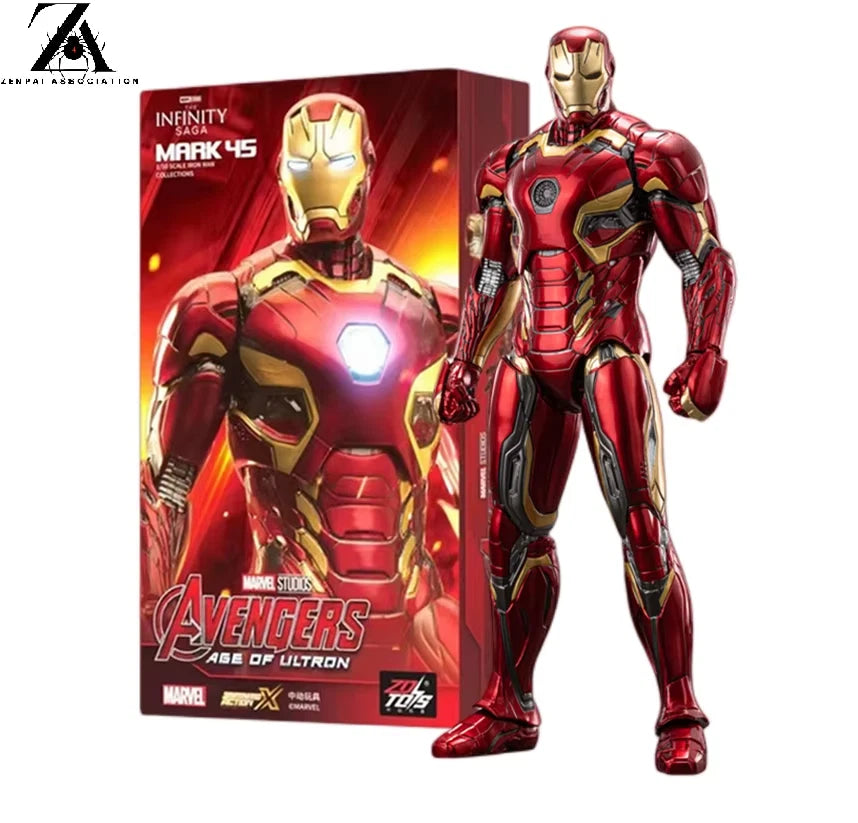 Iron Man Mark 45 Marvel Adjustable Action Figure PVC 6" [Boxed] *No Glow*