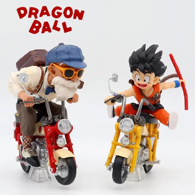 Master Roshi & Childhood Goku Dragon Ball Iconic Anime Figure PVC 5" [Boxed]