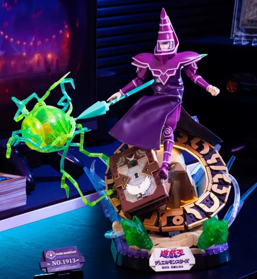 Dark Magician Yu-Gi-Oh! Anime Action Figure PVC 14" [No Box : Lego Compatible ]