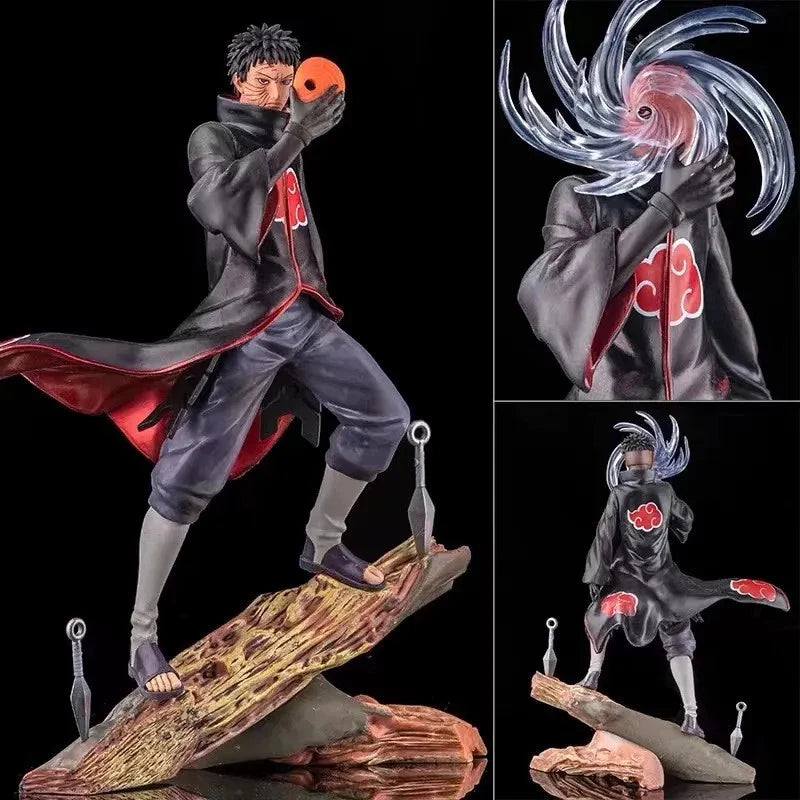 Obito Uchiha Kamui Akatsuki Naruto Anime Collectible Rare Figure PVC 9" [Boxed]