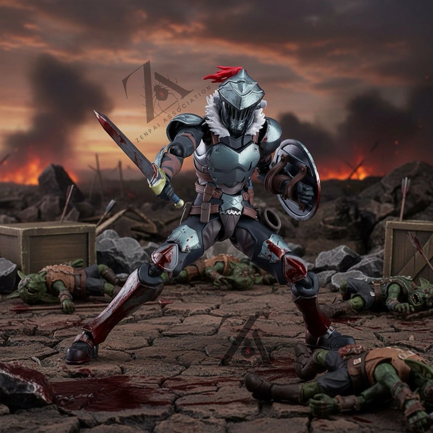 Orcbolg Goblin Slayer Adjustable Top-Rated Anime Figure PVC 6" [Boxed]