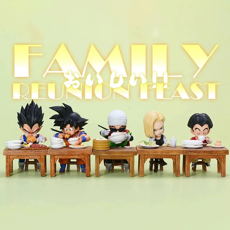 Goku, Vegeta, Gohan, Android 18, Dragon Ball Z Anime Figure PVC 3" [No Box]
