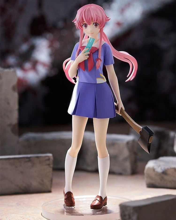 Yuno Gasai Wielding Axe Future Diary: Redial Anime Figure Model PVC 6.5" [Boxed]