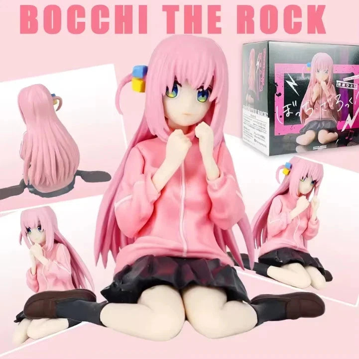 Hitori Gotoh Kneeling Bocchi the Rock! Anime Figure Model Statue PVC 3" [Boxed]