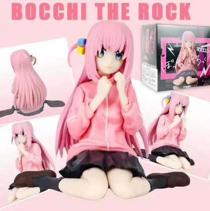 Hitori Gotoh Kneeling Bocchi the Rock! Anime Figure Model Statue PVC 3" [Boxed]