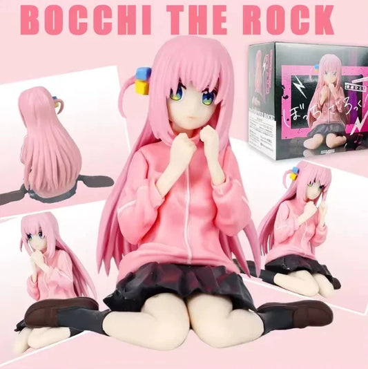 Hitori Gotoh Kneeling Bocchi the Rock! Anime Figure Model Statue PVC 3" [Boxed]