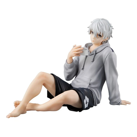 Nagi Seishiro Relaxing Blue Lock Anime Collectible Desktop Figure PVC 3" [Boxed]
