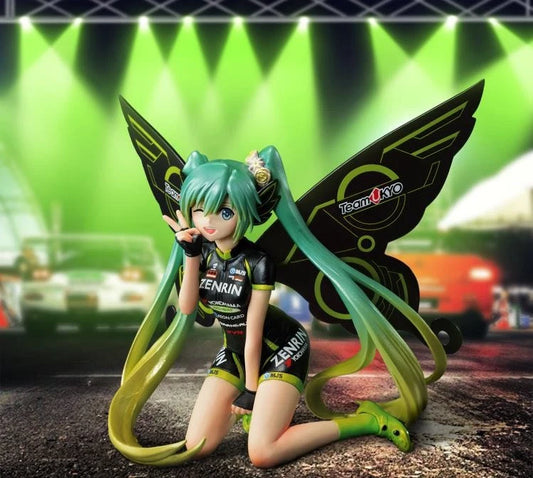 Hatsune Miku Fairy Racer Project DIVA Vocaloid Kawaii Figure PVC 4.7" [No Box]