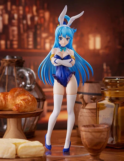 Aqua Bunny Girl KonoSuba Popular Kawaii Anime Figure Model Statue PVC 10" [Boxed]