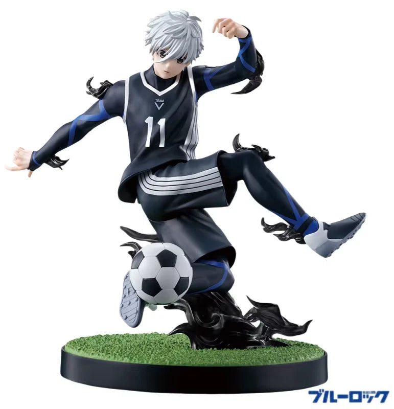 Seishiro Nagi Soccer Jersey Blue Lock Anime Figure Model Statue PVC 4" [No Box]