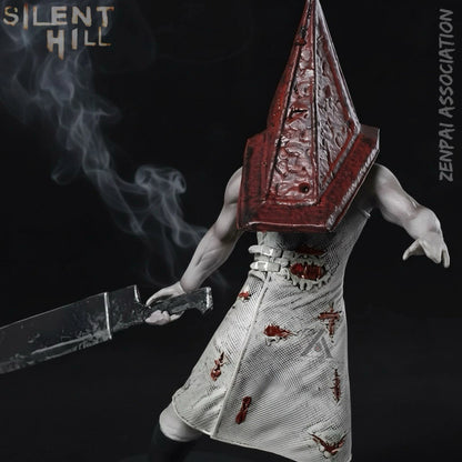 Pyramid Head and Dark Nurse Silent Hill Horror Movie Monster Figure Statue Model PVC [Boxed]