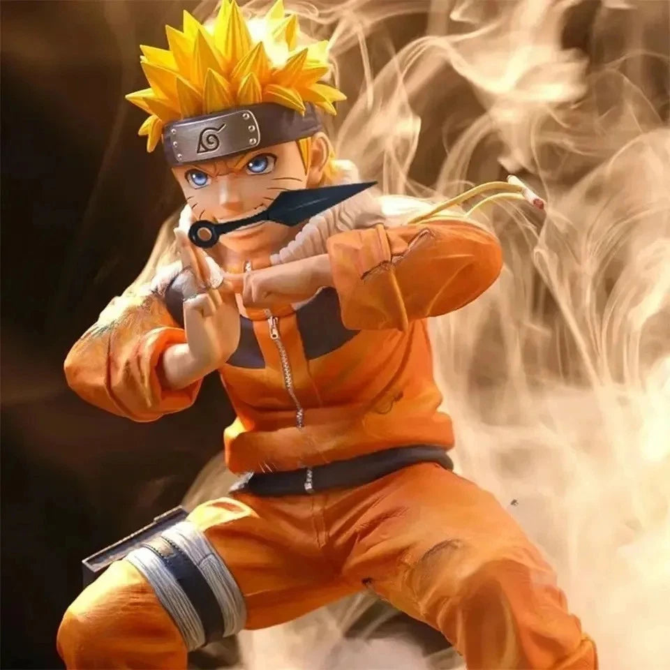 Young Naruto Uzumaki Anime Collectible Cute Action Figure PVC 4.2" [No Box]
