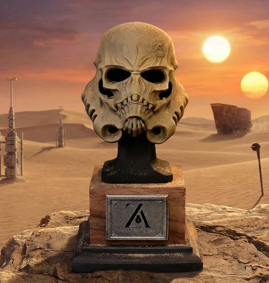 Stormtrooper Skull Collectible Desktop Ornament Decor PVC 5" [No Box]