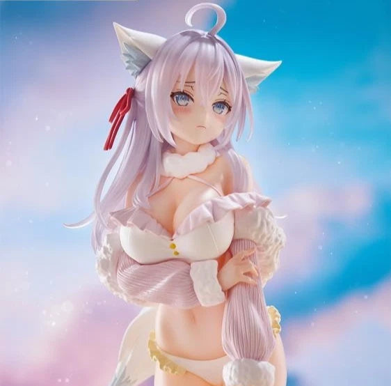 Alisa Mikhailovna White Fox Roshidere Anime Figure Model Statue PVC 10" [Adult Collectible]