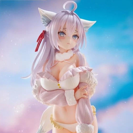 Alisa Mikhailovna White Fox Roshidere Anime Figure Model Statue PVC 10" [Adult Collectible]