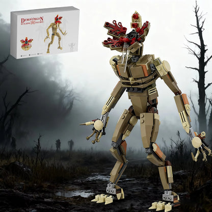Demogorgon Stranger Things Adjustable Building Blocks 553 pcs set 12" [No Box]