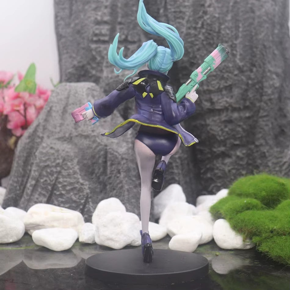 Rebecca The Destroyer Cyberpunk Edgerunners Popular Anime Figure PVC 9" [Boxed]