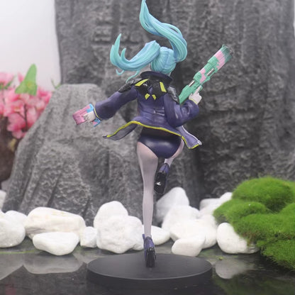 Rebecca The Destroyer Cyberpunk Edgerunners Popular Anime Figure PVC 9" [Boxed]