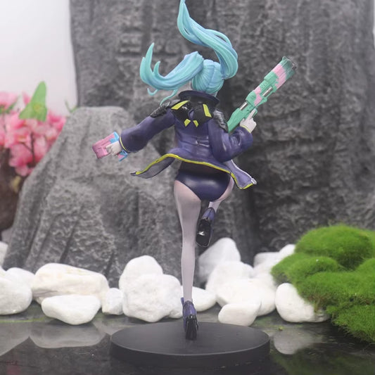 Rebecca The Destroyer Cyberpunk Edgerunners Popular Anime Figure PVC 9" [Boxed]