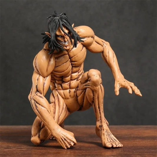 Eren Titan Form Attack on Titan AoT Anime Rare Action Figure PVC 5.9 in [Boxed]