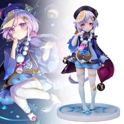 Qiqi Loli Zombie Genshin Impact Kawaii Anime Figure Model Statue PVC 7" [Boxed]