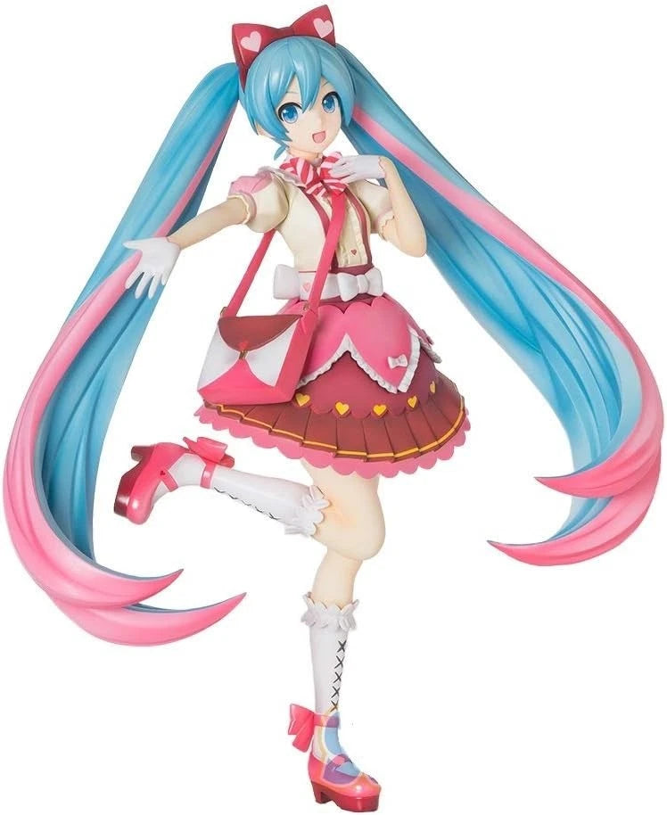Hatsune Miku Ribbon Heart Project DIVA Vocaloid Kawaii Figure PVC 6" [No Box]