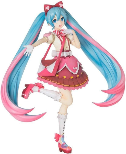 Hatsune Miku Ribbon Heart Project DIVA Vocaloid Kawaii Figure PVC 6" [No Box]