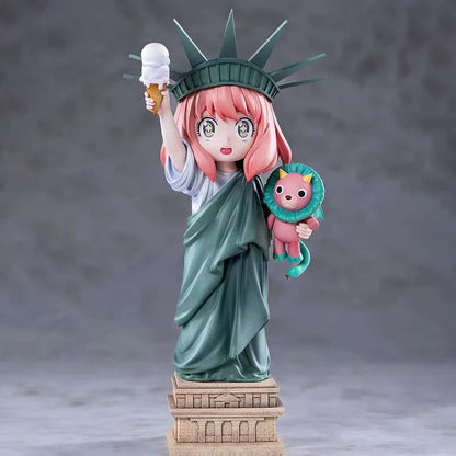 Anya Statue of Liberty Outfit Spy × Family Anime Figure PVC 7 in [No Box]