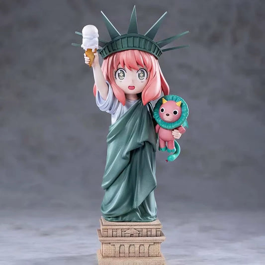Anya Statue of Liberty Outfit Spy × Family Anime Figure PVC 7 in [No Box]