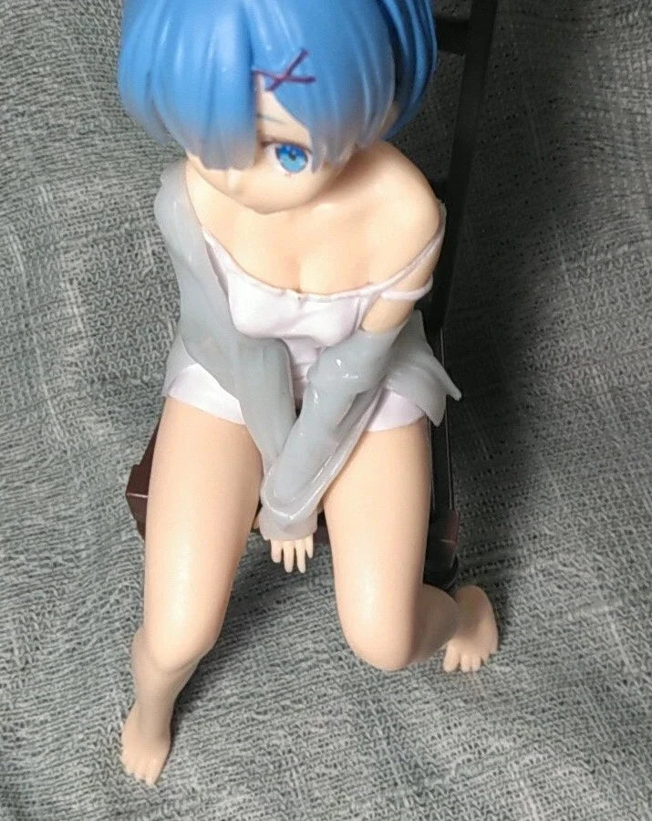 Rem Pajamas Re: Zero Anime Kawaii Desktop Petite Figure PVC 6.6" [No Box]
