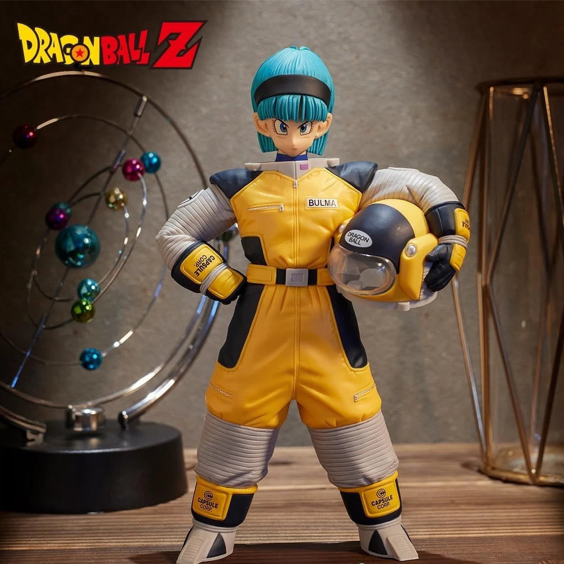 Bulma Space Suit Dragon Ball Z Anime Figure Model Statue PVC 8" [No Box]
