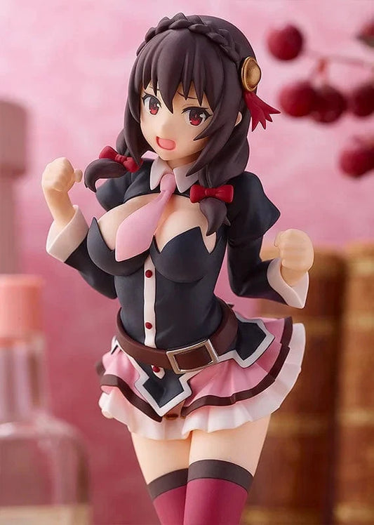 Yunyun Mini Skirt Schoolgirl KonoSuba Kawaii Anime Figure Model PVC 7" [Boxed : Original]