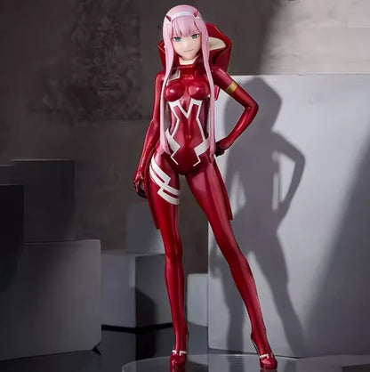 Zero Two Pistil Suit Darling in the Franxx Anime Figure Model PVC 9.4" [No Box]