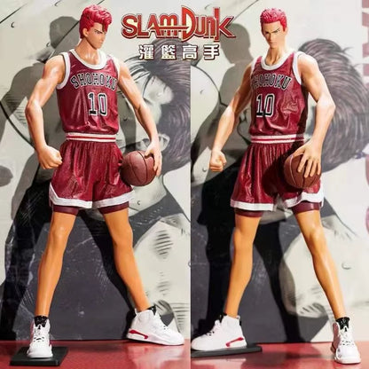 Sakuragi Hanamichi Slum Dunk Anime Collectible Action Figure PVC 10" [No Box]