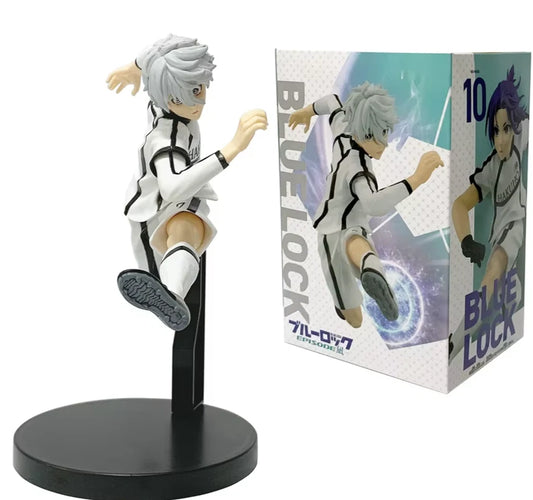 Seishiro Nagi Soccer Uniform Blue Lock Signature Anime Figure PVC 5" [Boxed]