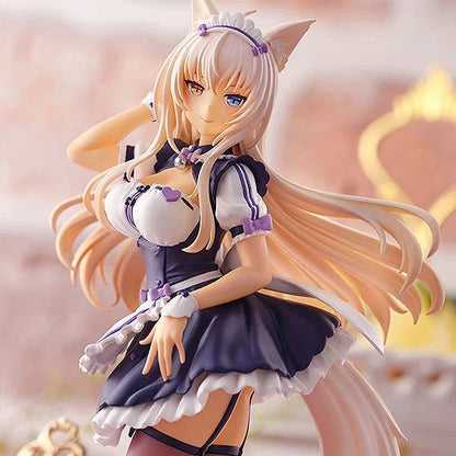 Coconut Elegant Maid Nekopara Anime Kawaii Nekomimi Figure PVC 8" [Boxed] *Adult Collectible*