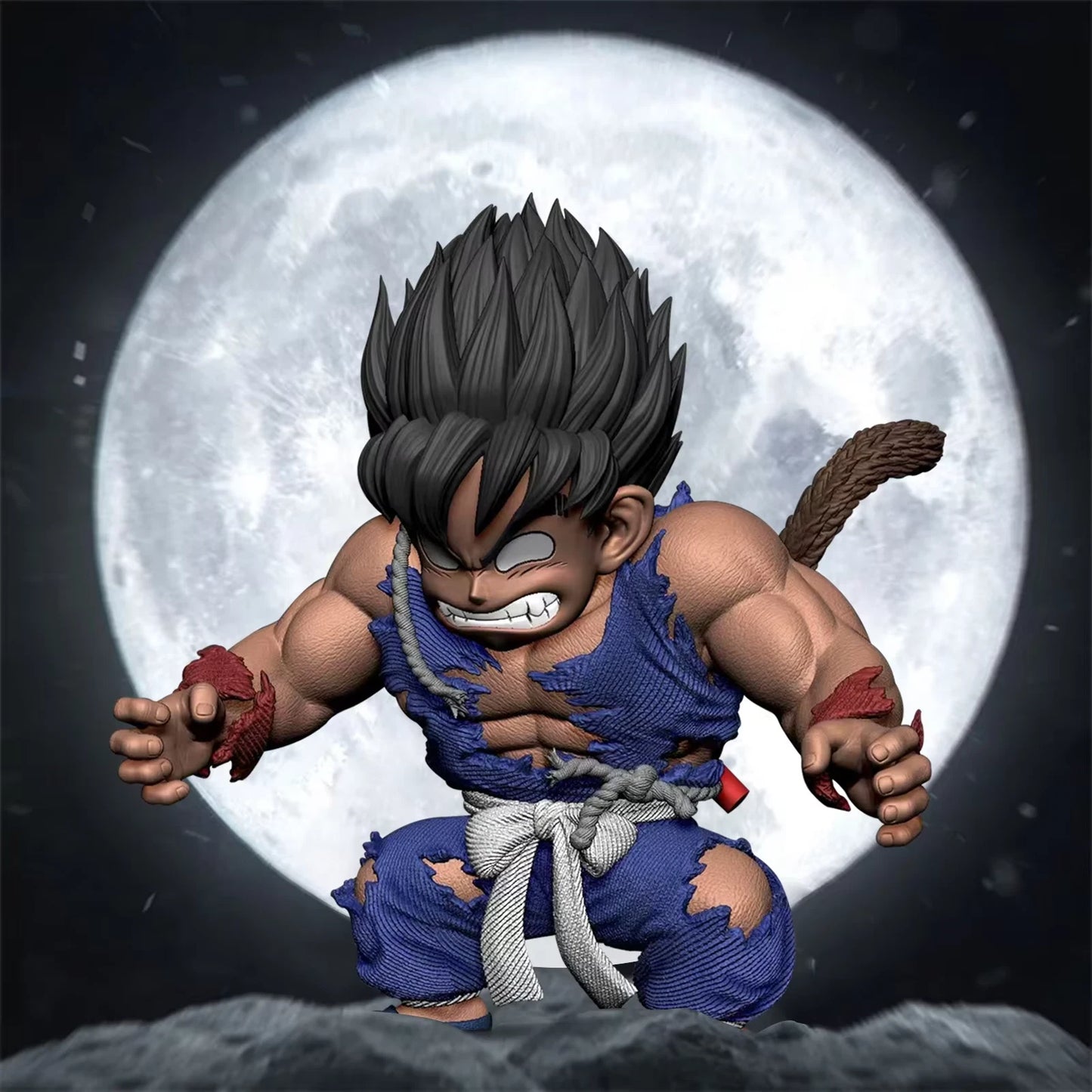 Childhood Goku Great Ape Dragon Ball Anime Figure Model PVC 5" [No Box]