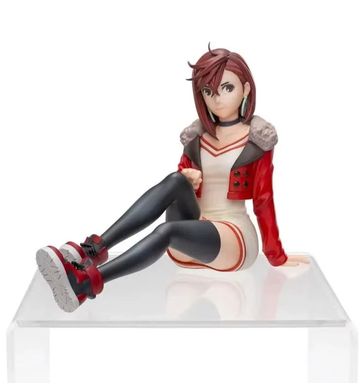 Momo Ayase Sitting Dandadan Anime Collectible Kawaii Figure PVC 3.3" [No Box]