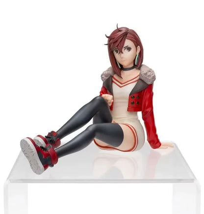 Momo Ayase Sitting Dandadan Anime Collectible Kawaii Figure PVC 3.3" [No Box]