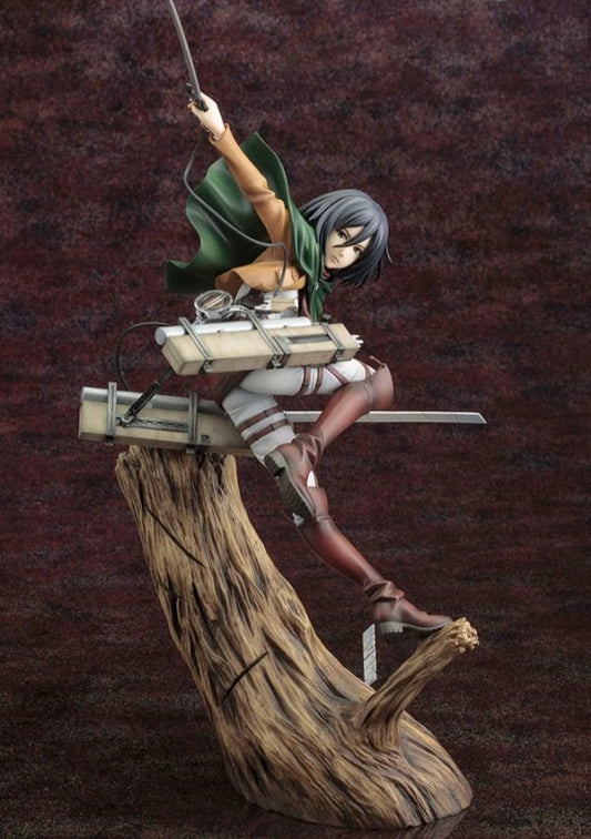 Mikasa Ackerman Attack on Titan AoT Anime Collectible Figure PVC 13.7" [Boxed]