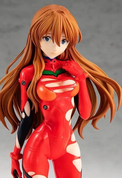 Asuka Torn Pilot Suit Neon Genesis Evangelion Anime Collectible Figure PVC 7" [No Box]