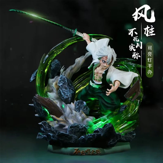 Sanemi Wind Breathing Demon Slayer Anime Figure 11.8" [Original : Battery Powered]