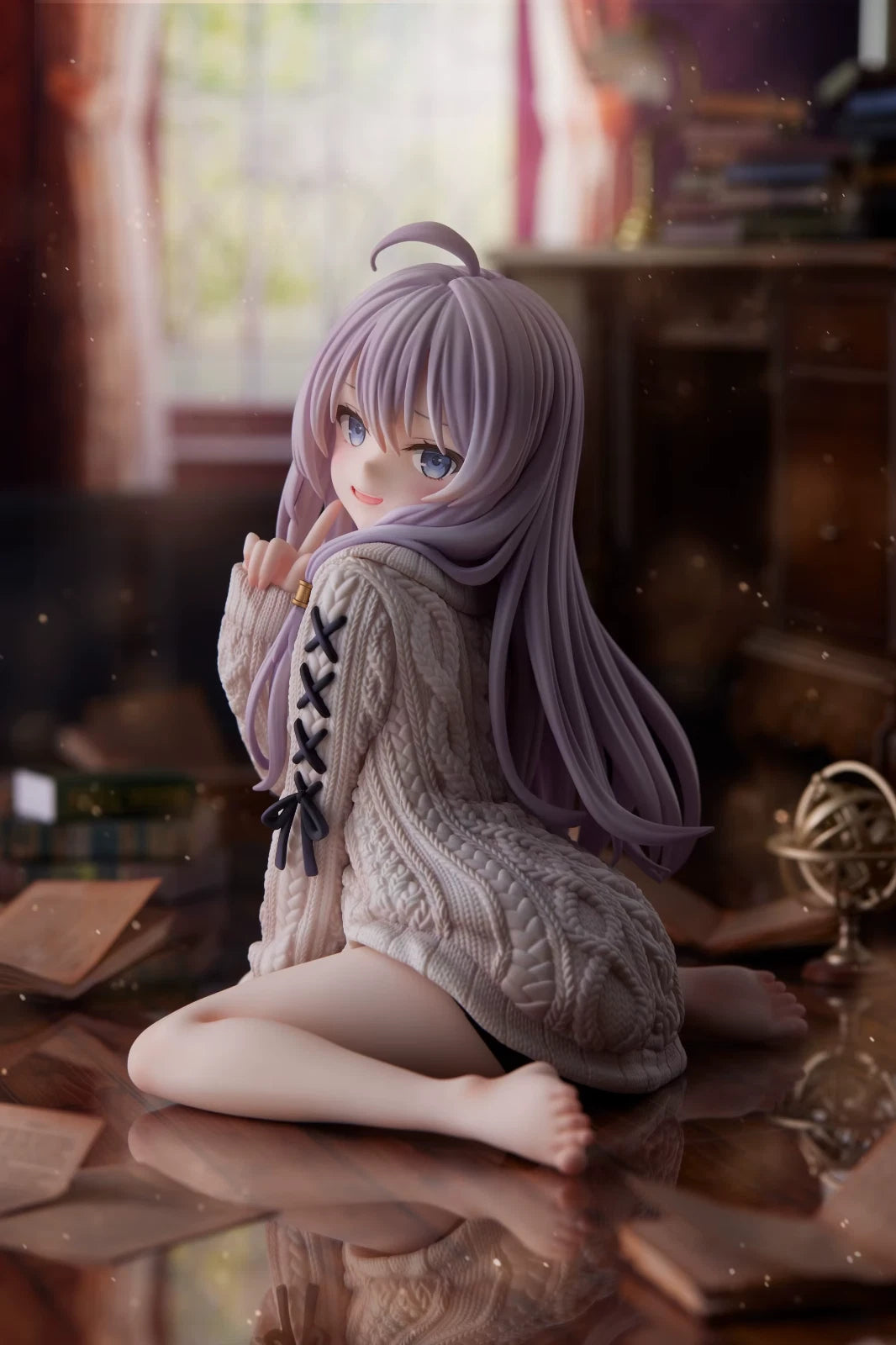 Elaina Sweater Dress Wandering Witch Anime Kawaii Desktop Figure PVC 5" [Boxed]