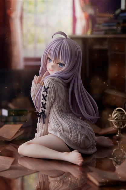 Elaina Sweater Dress Wandering Witch Anime Kawaii Desktop Figure PVC 5" [Boxed]
