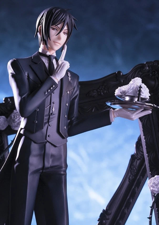 Sebastian Michaelis Black Butler Iconic Anime Figure Model Statue PVC 10" [Boxed]