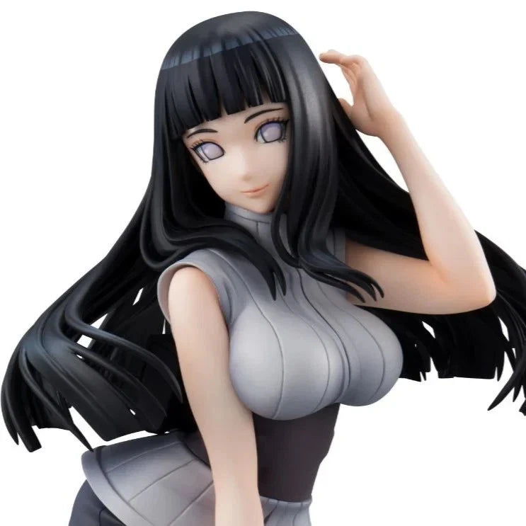 Hinata Hyuga Naruto Shippuden Classic Anime Figure Model Statue PVC 8” [No Box]
