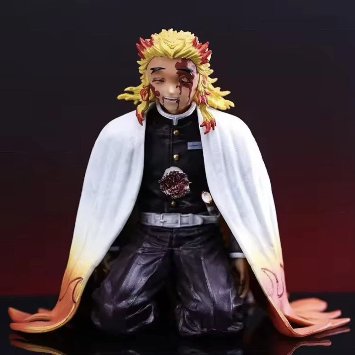 Kyojuro Death Pose Flame Hashira Demon Slayer Limited Stock Anime Figure 5.1" [No Box]