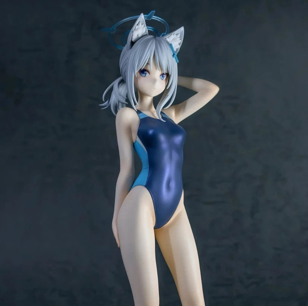 Sunaookami Shiroko Swimsuit Blue Archive Anime Figure Model Statue PVC 9" [Boxed]