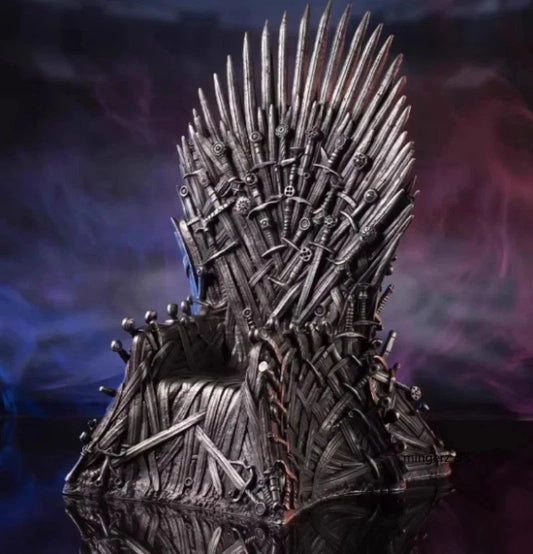 Iron Throne Game of Thrones Desktop Statue Sculpture PVC 6.2" [No Box]